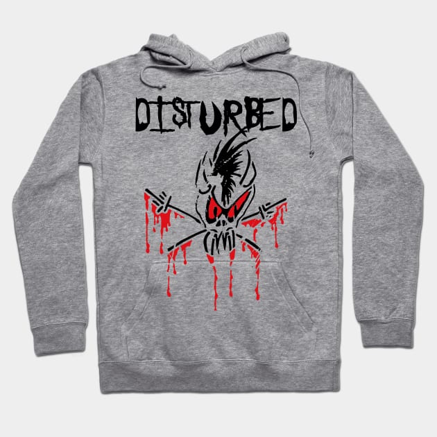 disturbed metal forever Hoodie by potato cast